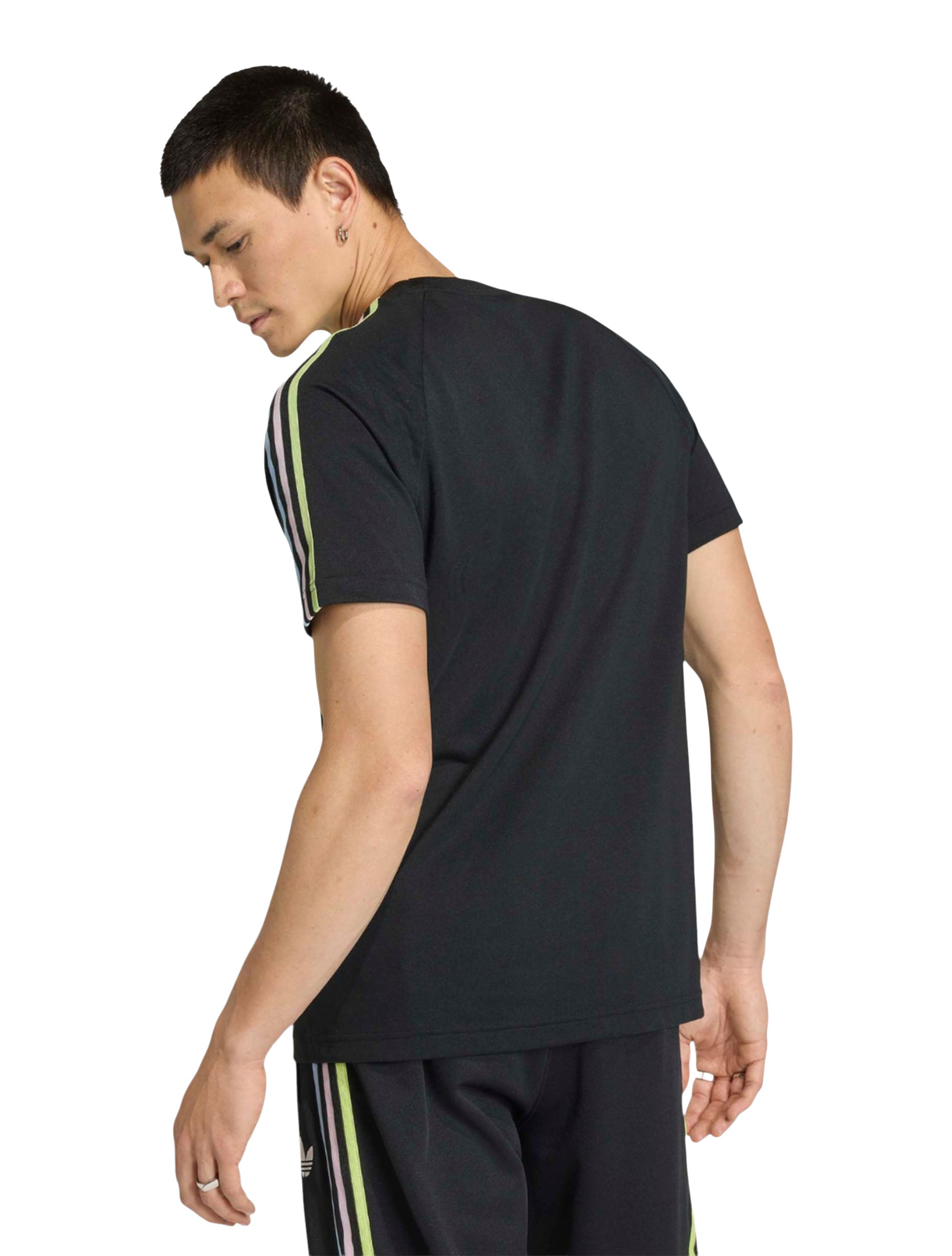 Adidas Japan Originals Tee in Black worn by model — back