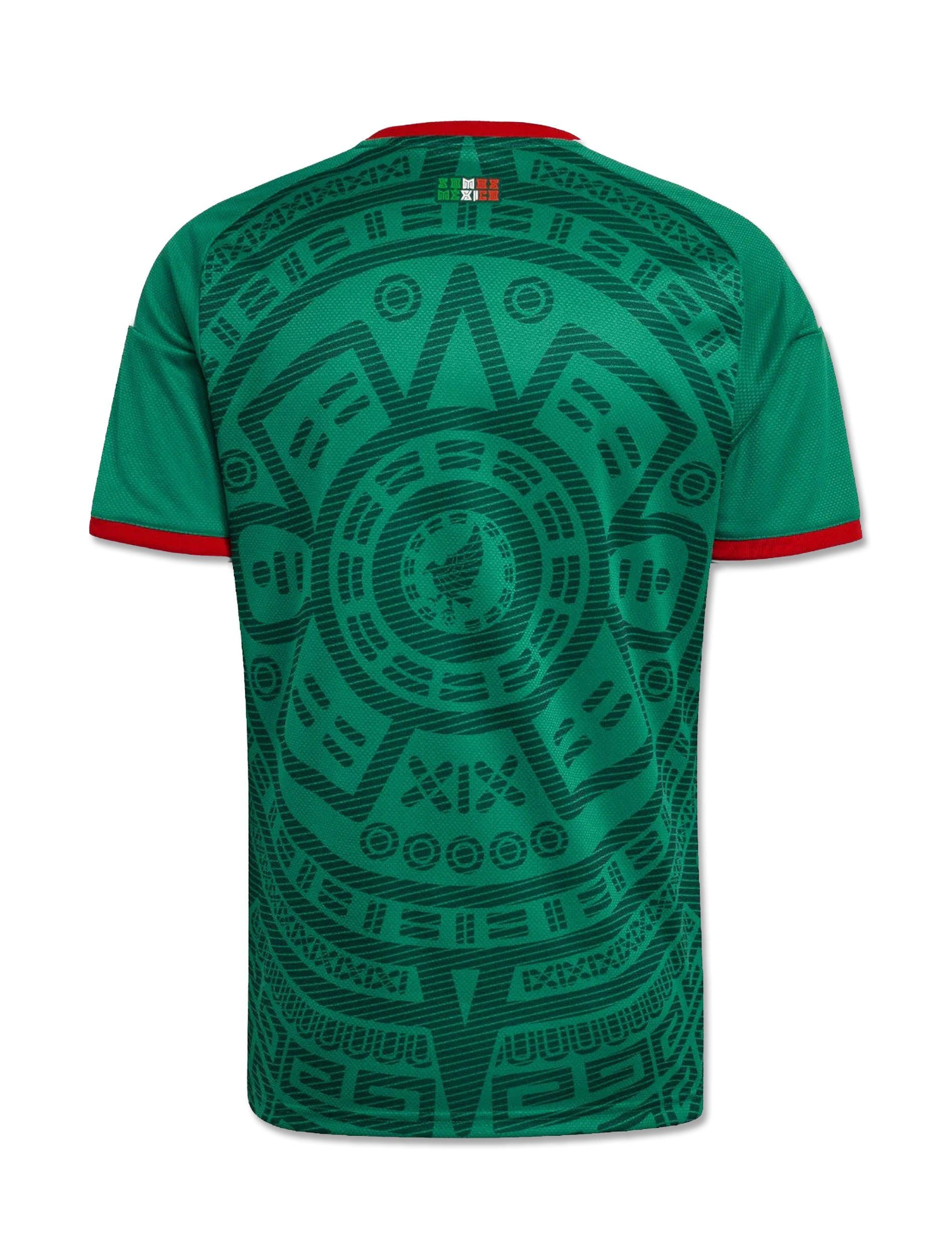 Adidas Mexico 26 Home Jersey in Bold Green — back view