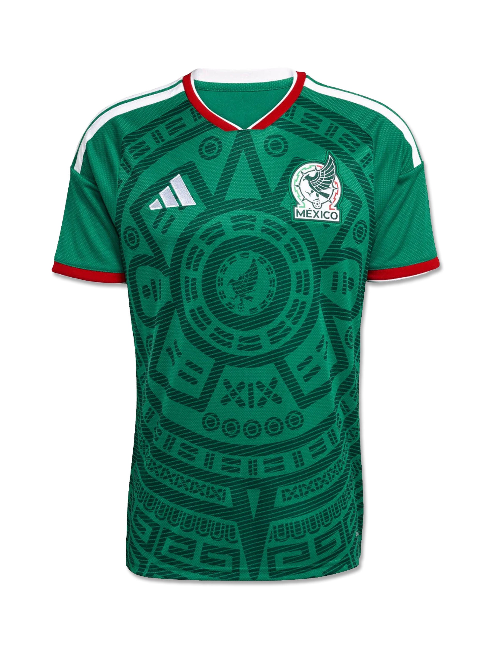 Adidas Mexico 26 Home Jersey in Bold Green — front view