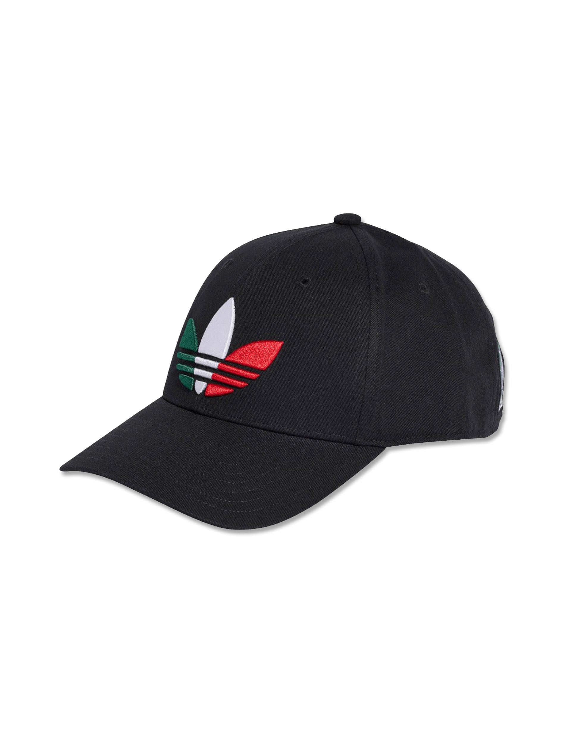 Adidas Mexico 26 Originals Baseball Cap in Black — front view with FMF crest