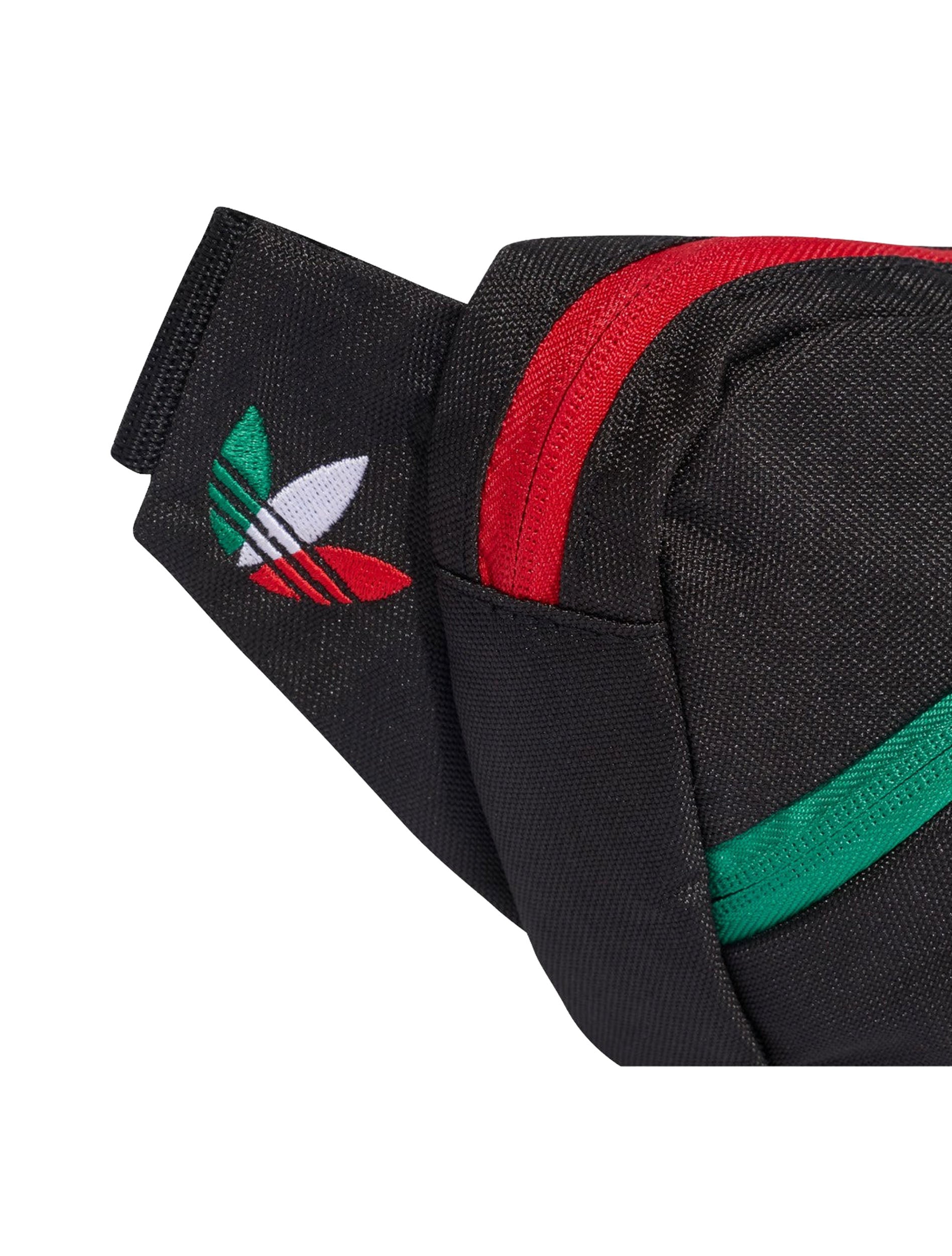 Adidas Mexico 26 Waist Bag — back and zipper detail