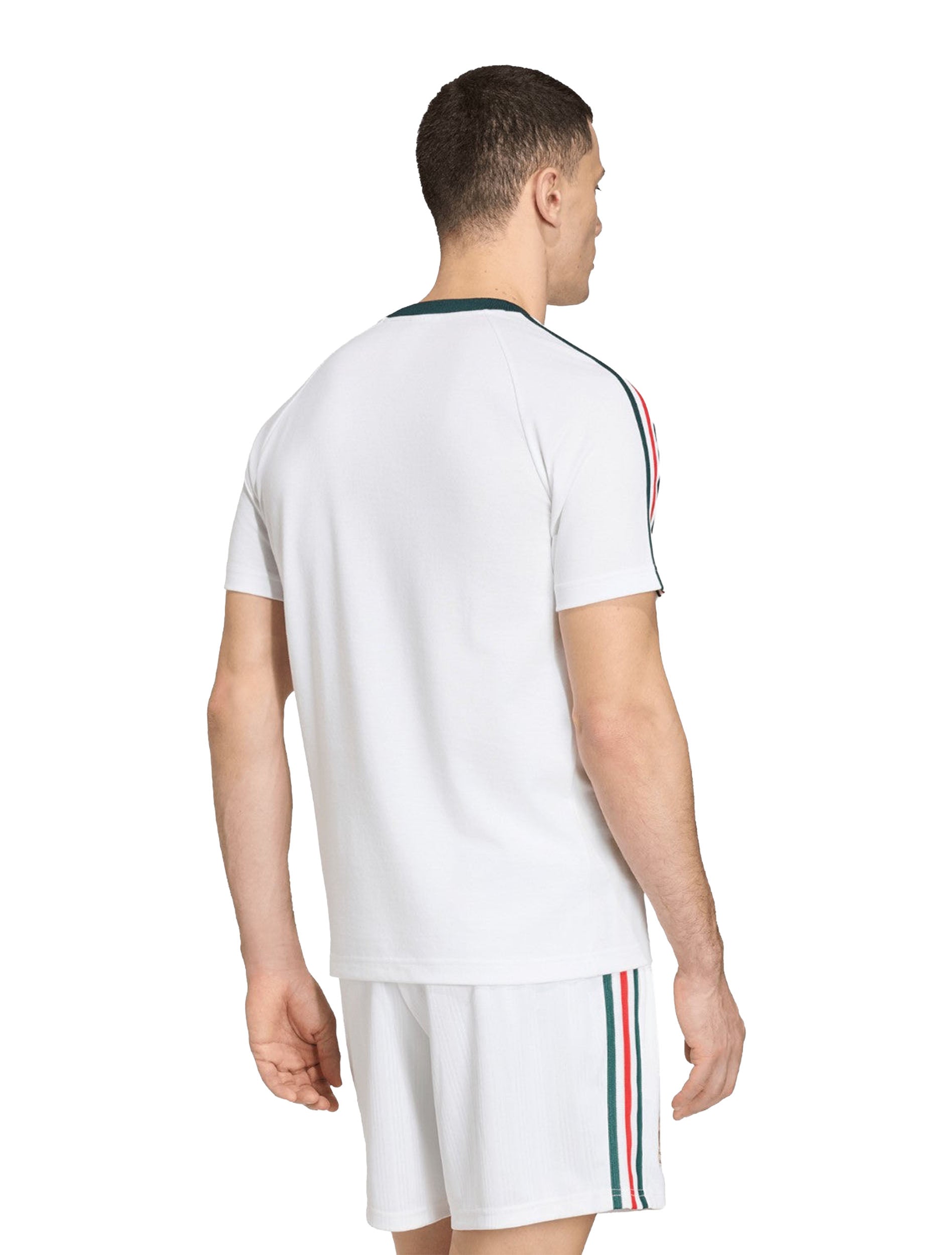 Adidas Mexico Originals T-Shirt in White worn by model — back