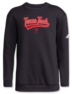 Adidas Texas Tech "College Prep" 2024 Youth Crew Sweatshirt