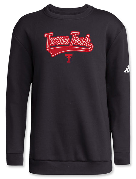 Adidas Texas Tech "College Prep" 2024 Youth Crew Sweatshirt