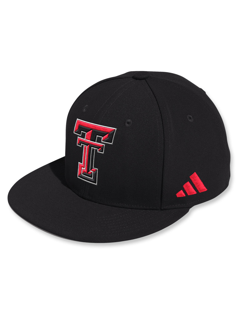 Adidas Texas Tech Double T On-Field Baseball Fitted Hat – Red Raider ...