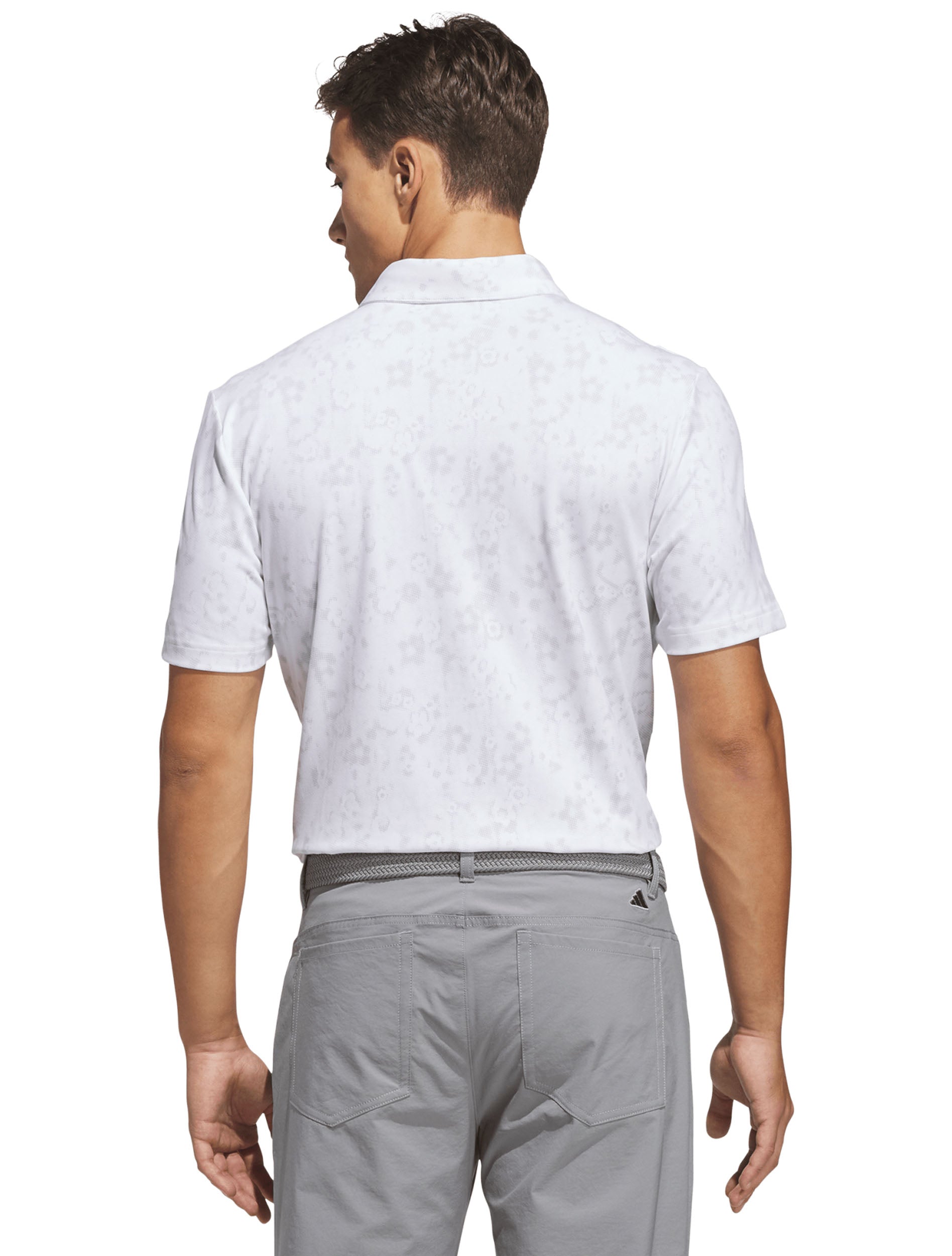 Adidas Texas Tech Golf Butterspun Mighty Blossom Print Polo