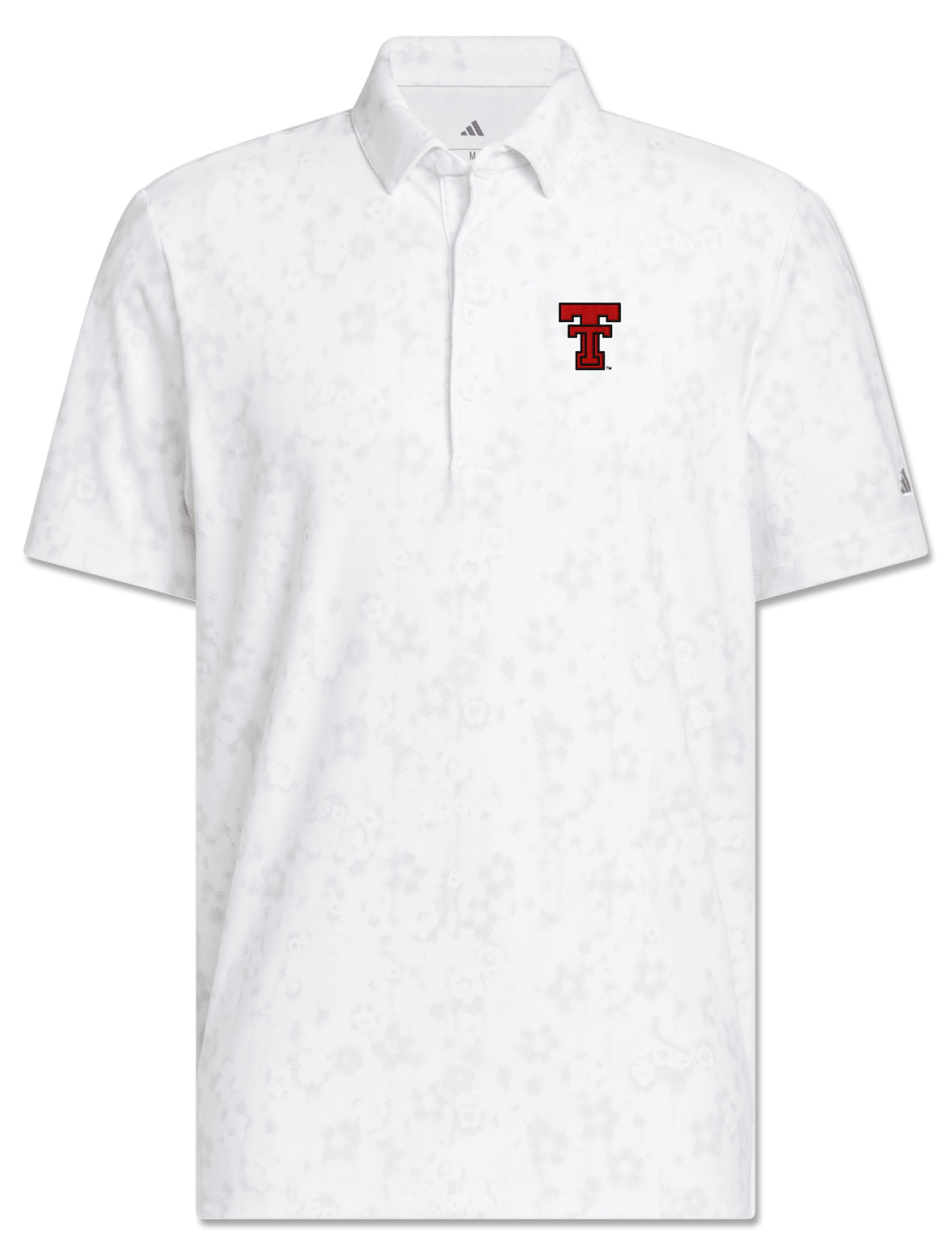 Adidas Texas Tech Golf Butterspun Mighty Blossom Print Polo