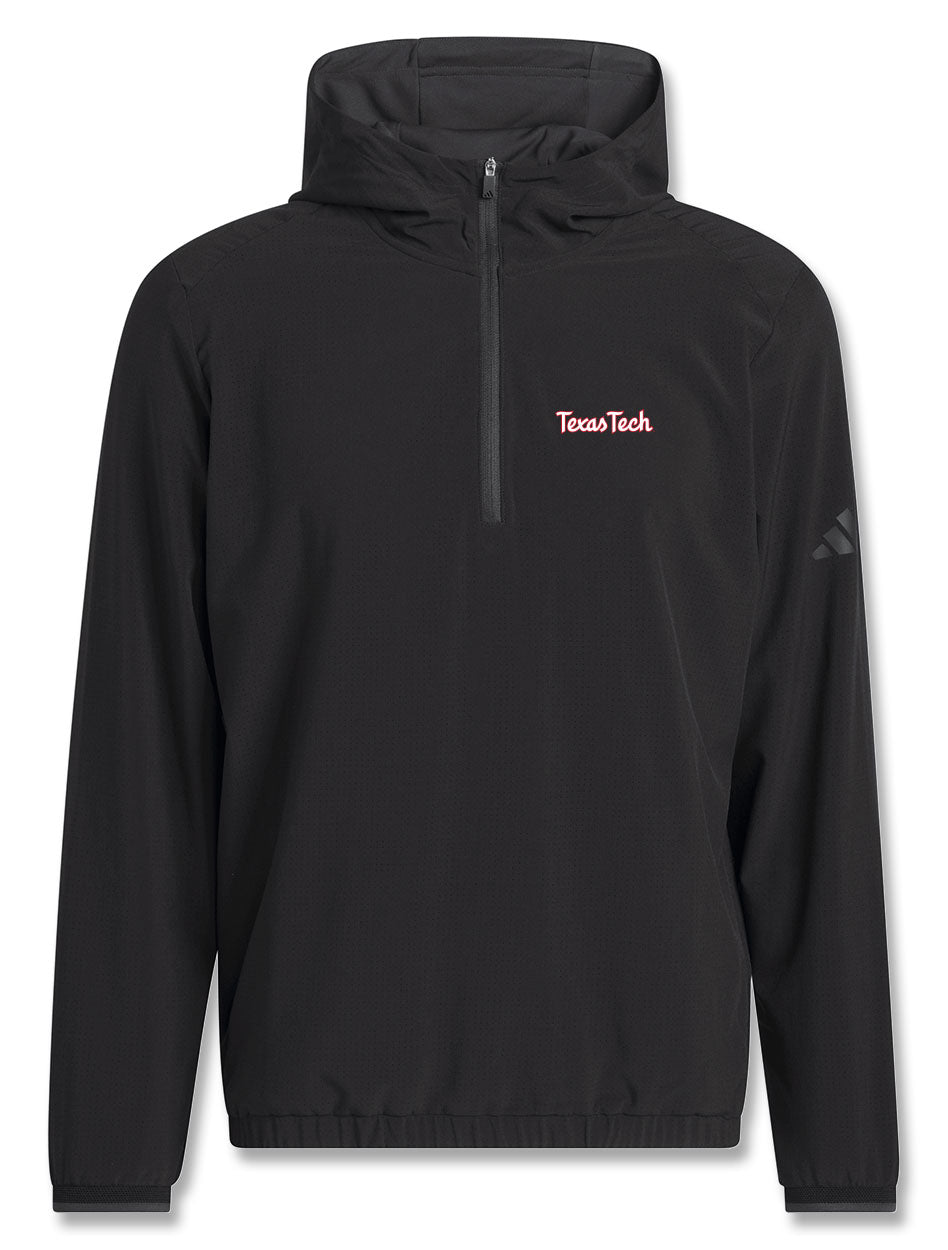 Adidas Texas Tech Golf "Texas Tech Script" Ultimate Anorak (mow-819)