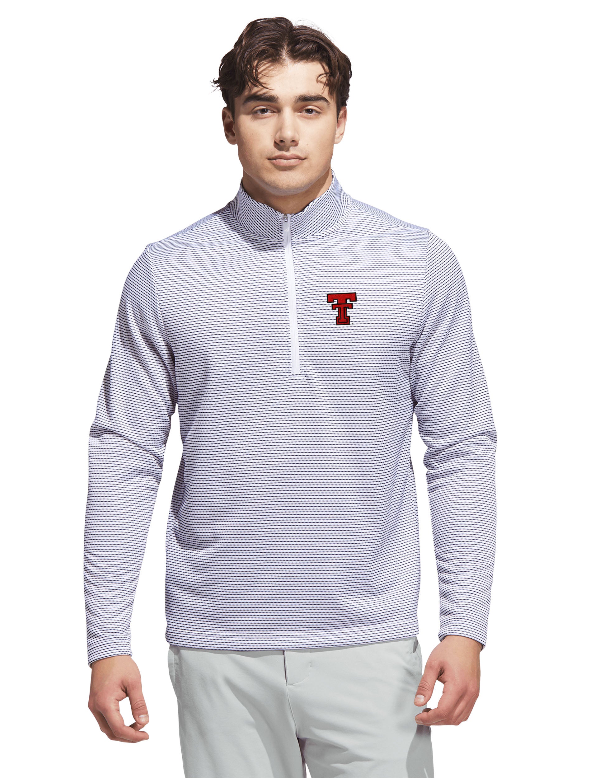 Adidas Texas Tech Golf "The 19th Hole" Printed Quarter Zip