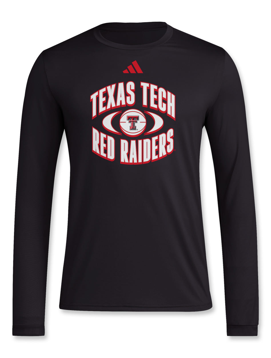 Adidas Texas Tech "Locker On-Court Orbit" 2024 Long Sleeve T-Shirt PRE ORDER