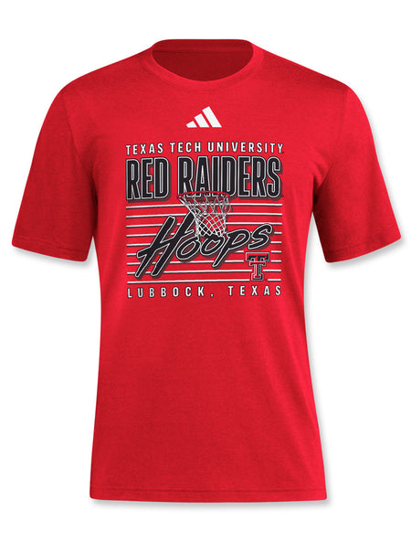 Adidas Texas Tech "Locker Swish" 2024 Red Short Sleeve T-Shirt