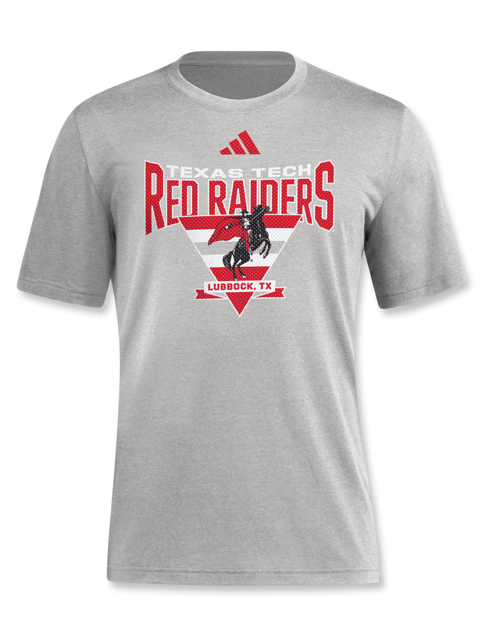 Adidas Texas Tech "Locker Trilateral" 2024 Short Sleeve T-Shirt