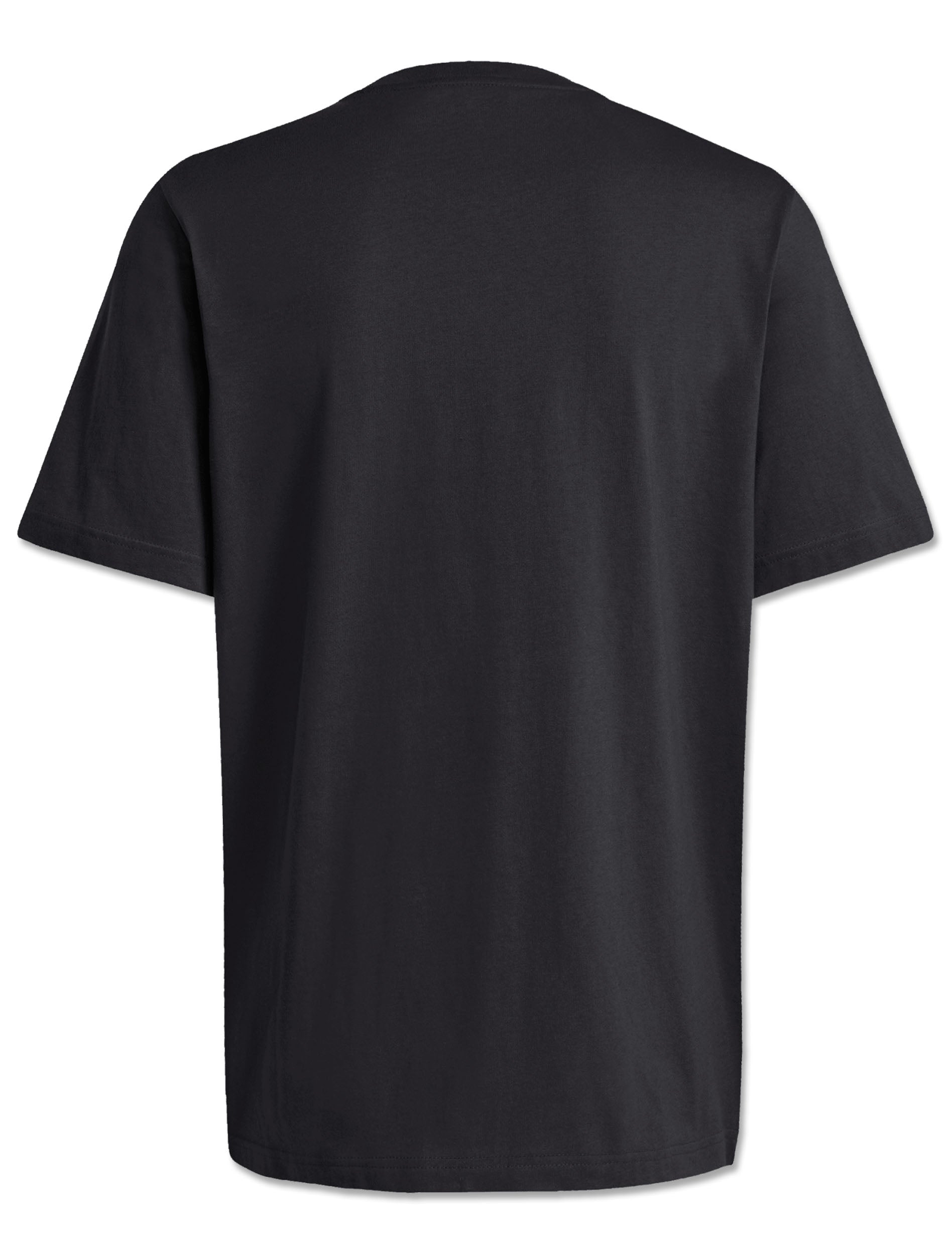 Back of the black Texas Tech t-shirt, left plain