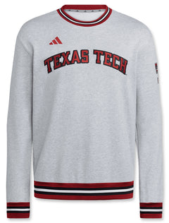 Adidas Texas Tech Rib Crew Sweatshirt (mhs-569)