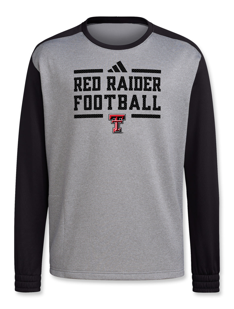 Adidas Texas Tech Team Issue "Locker Practice Football" Crew Sweatshirt PRE ORDER