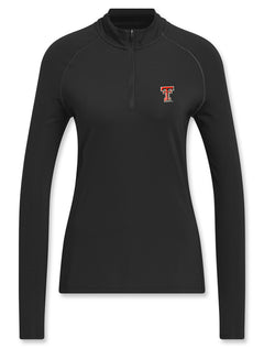 Adidas Texas Tech Women's Golf "Willow" Solid Quarter Zip (wow-665)
