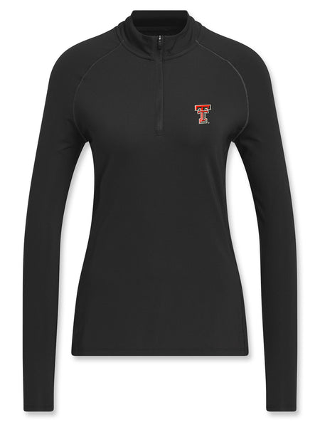 Adidas Texas Tech Women's Golf "Willow" Solid Quarter Zip (wow-665)