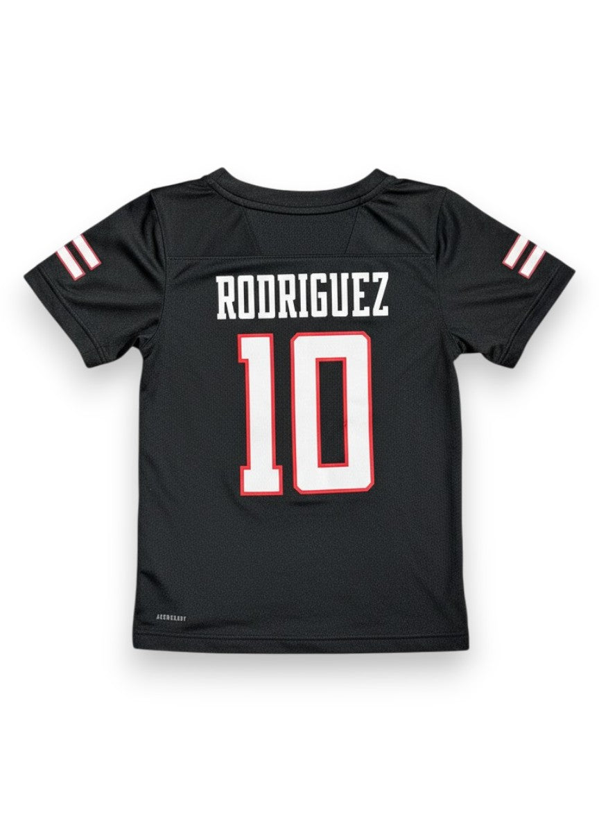 Adidas Texas Tech YOUTH NIL "Jacob Rodriguez" Black Football Jersey