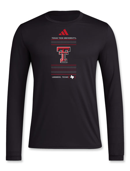 Adidas Texas Tech "Locker Local Rep" 2024 Long Sleeve T-Shirt