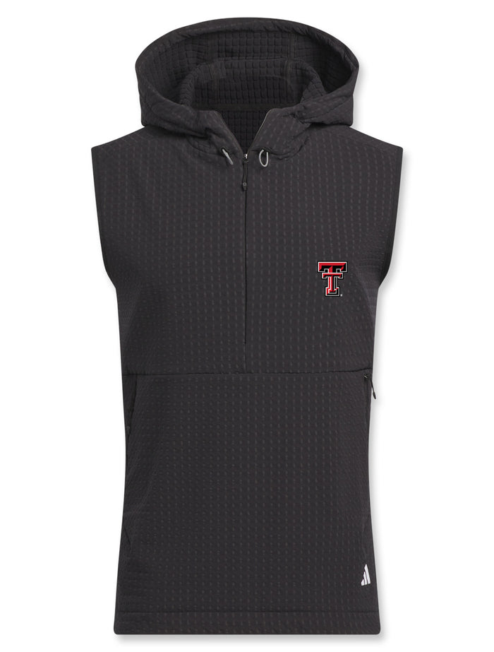 Texas Tech Adidas Ultimate365 Tour WIND.RDY Half-Zip Golf Vest
