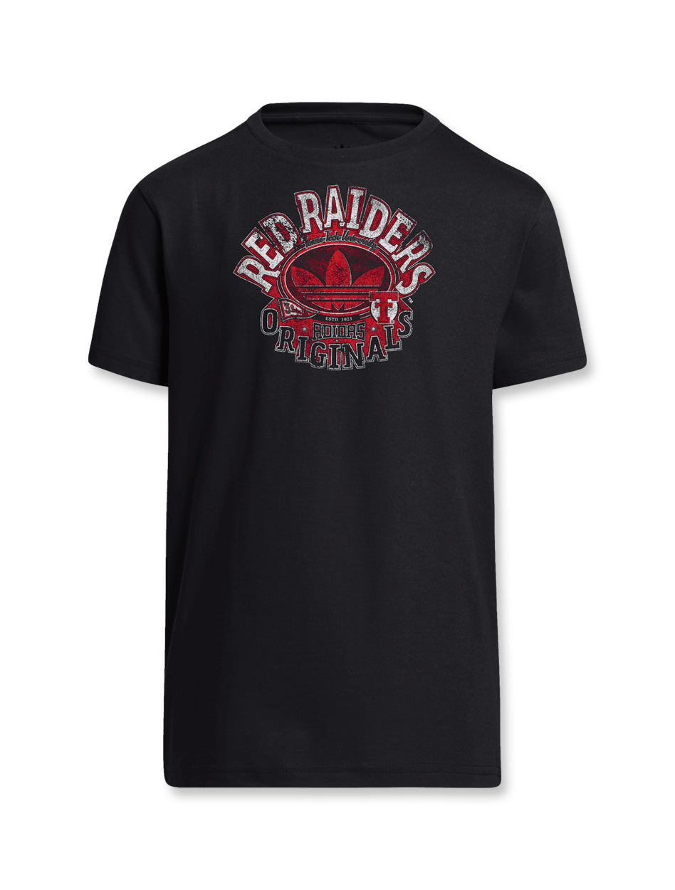 Adidas Texas Tech Youth OG "Raider Icon" Short Sleeve T-Shirt (yto-914)