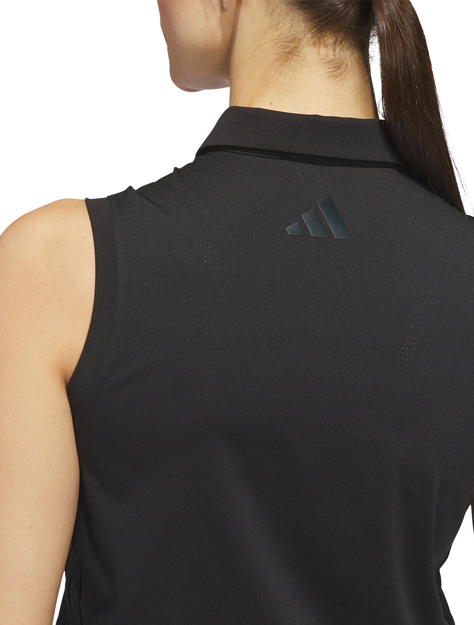 Texas Tech Adidas Golf Women's "Sunday Walk" Sleeveless BTC Crop Polo