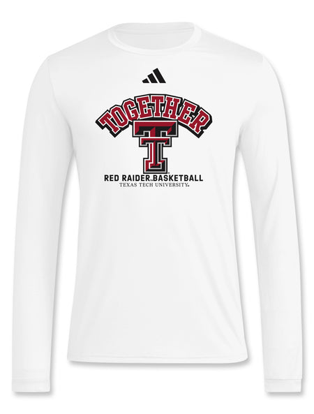 Adidas Texas Tech 2025 "Shooting Shirt" Long Sleeve T-Shirt