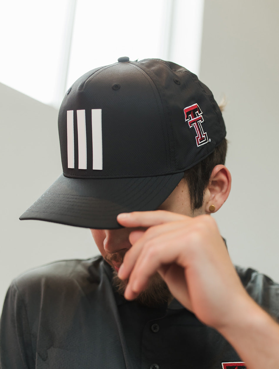 Adidas Texas Tech Double T Tour 3 Stripe Hat – Red Raider Outfitter