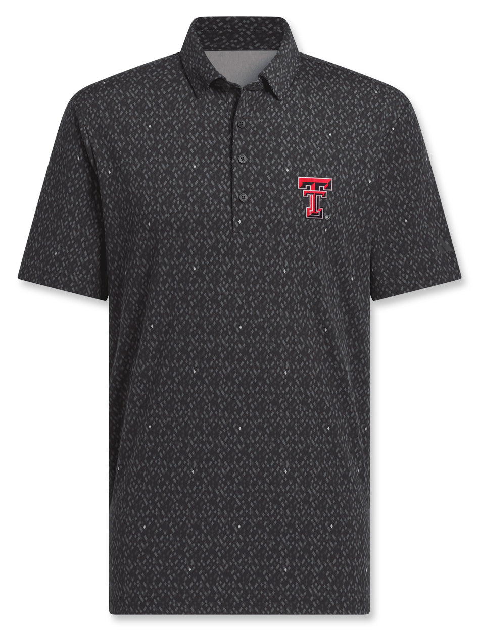 Adidas Texas Tech Golf "Mid Iron" Ultimate Micro Argyle Polo