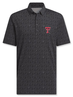 Adidas Texas Tech Golf "Mid Iron" Ultimate Micro Argyle Polo