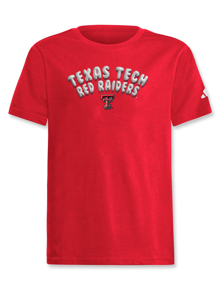 Adidas Texas Tech "Inflate" Youth Short Sleeve T-Shirt