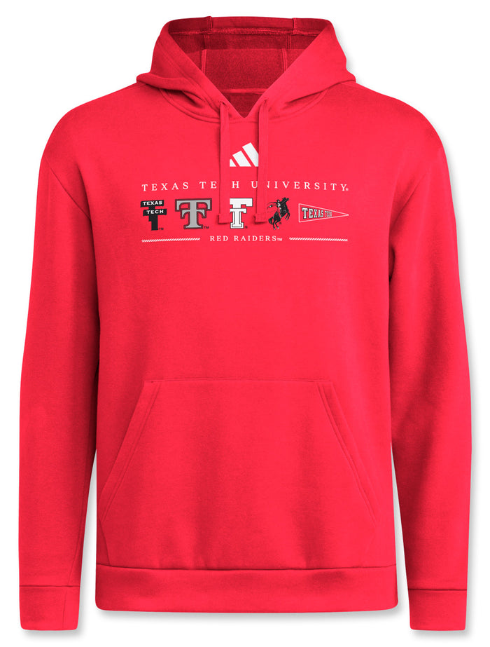 Adidas Texas Tech "School Heritage" Fleece Hood