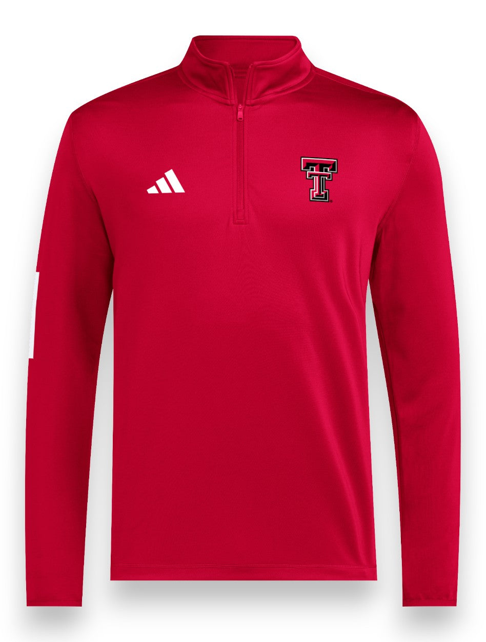Adidas Texas Tech Sideline 1/2 Zip Pullover – Red Raider Outfitter