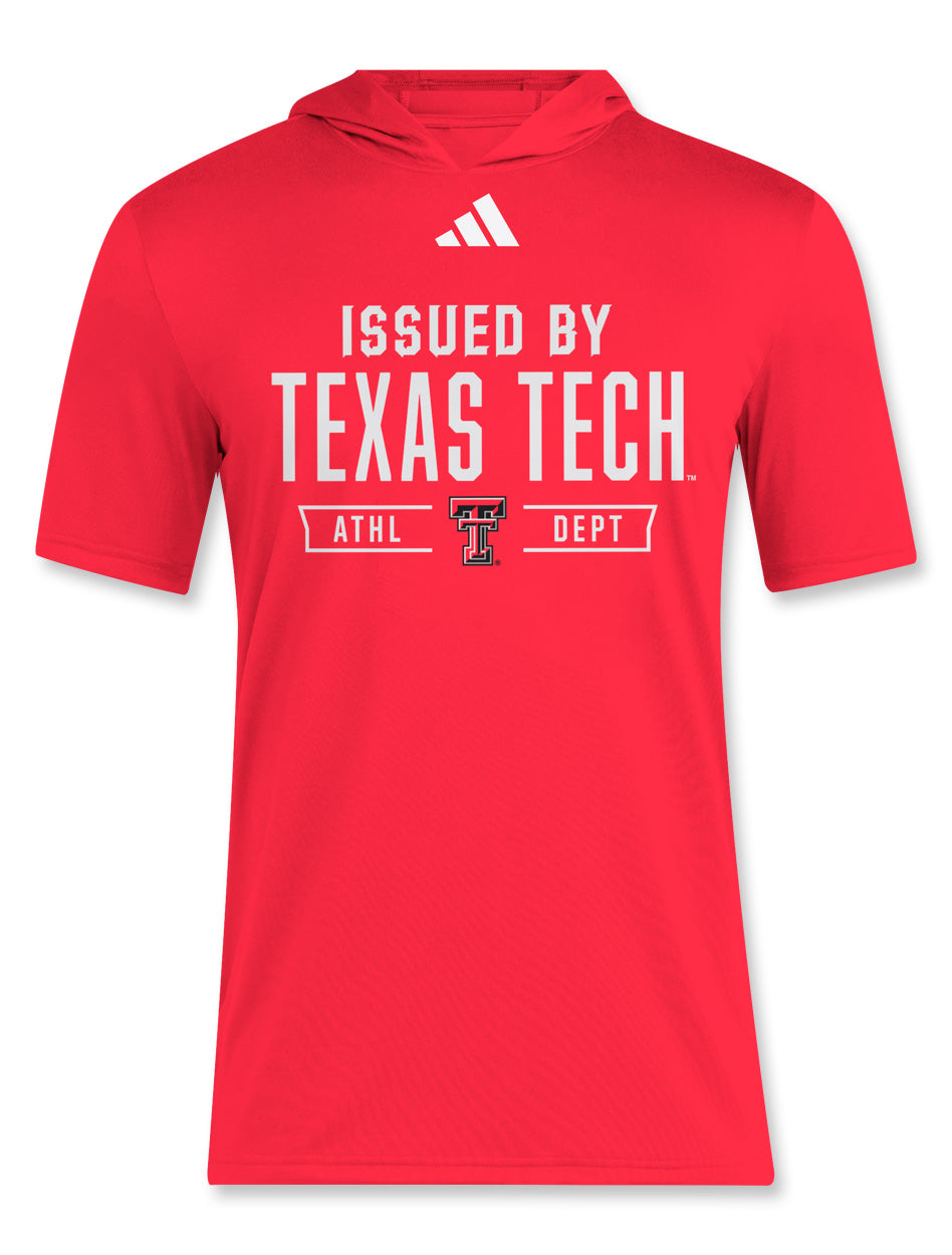 Adidas Texas Tech Sideline 2025 "D4T" Short Sleeve Hood