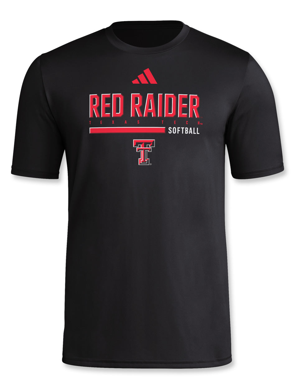Adidas Texas Tech Softball "OTF 2025" Short Sleeve T-Shirt