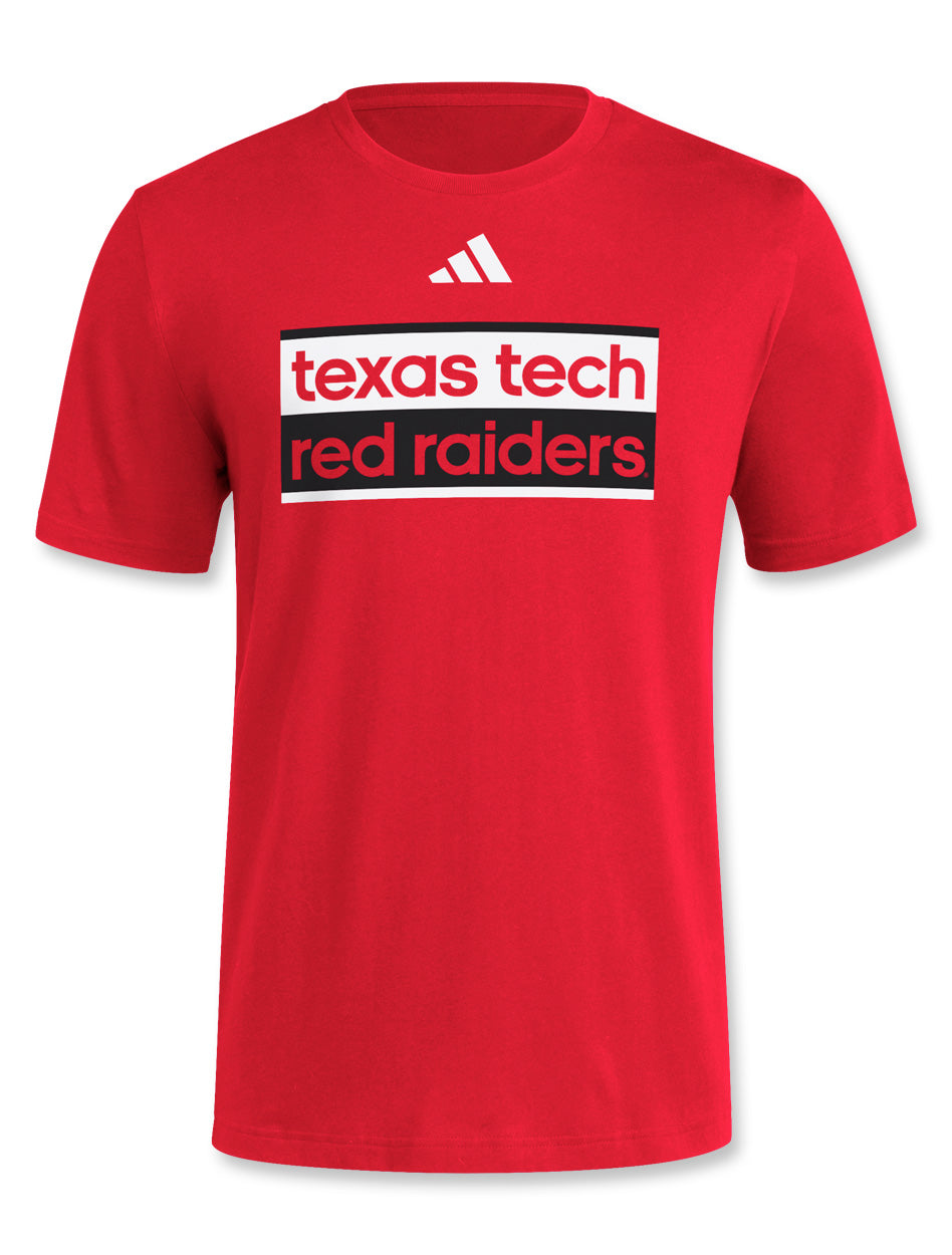 Adidas Texas Tech "Street Sign" Short Sleeve T-Shirt