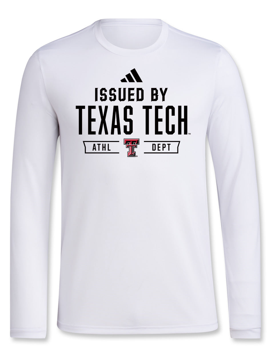 Adidas Texas Tech "Team Issued" Long Sleeve T-Shirt