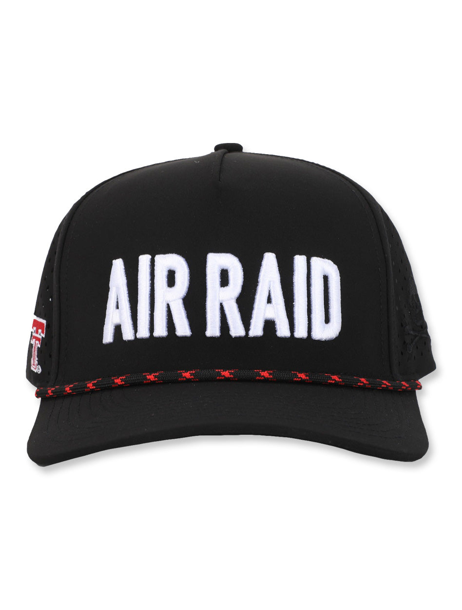 Texas Tech Dark Horse Leach Era "Air Raid" Black Sport SB Cap