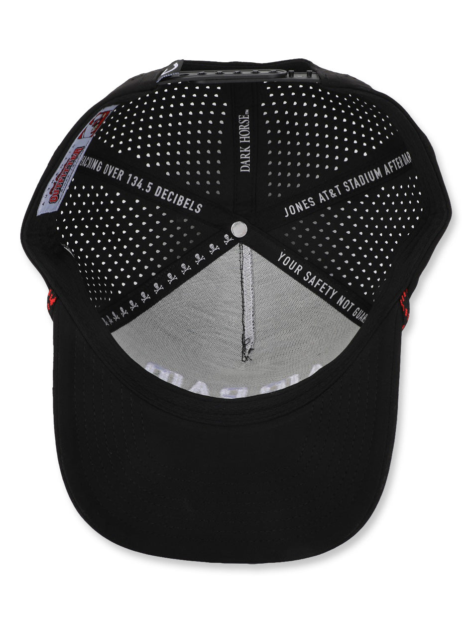 Texas Tech Dark Horse Leach Era "Air Raid" Black Sport SB Cap