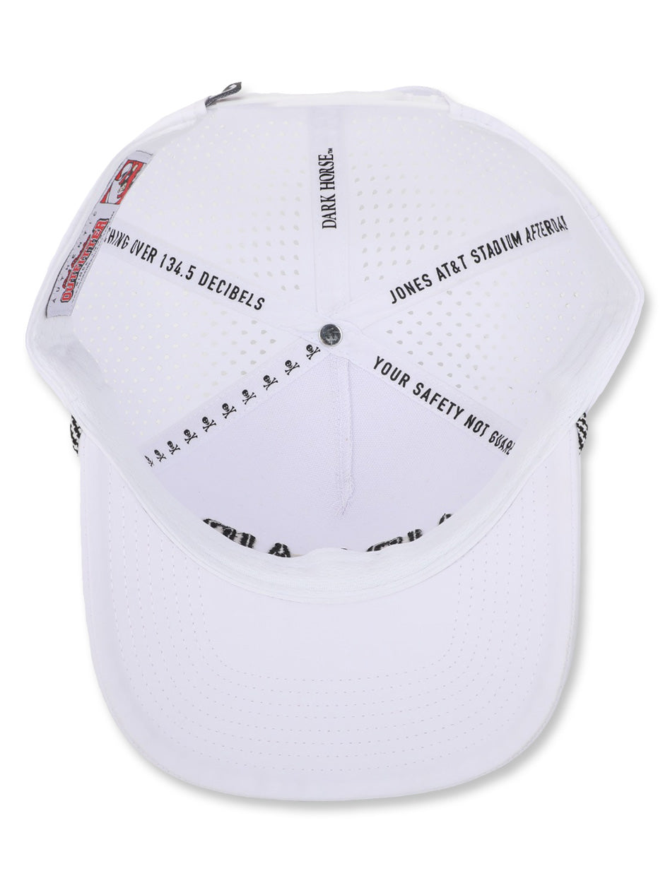 Texas Tech Dark Horse Leach Era "Air Raid" White Sport SB Cap