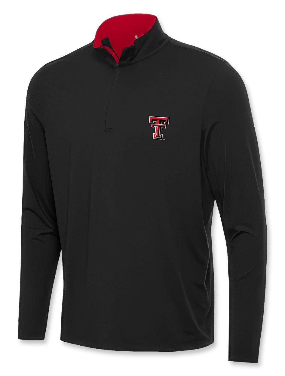 Antigua Texas Tech "Content" Quarter Zip Pullover