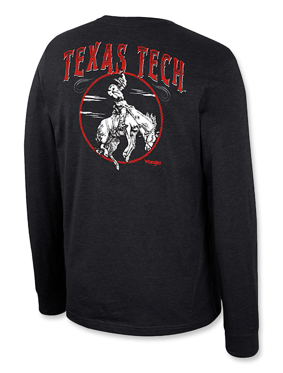 Arena Texas Tech Wrangler "Bucking" Men's Long Sleeve Tee