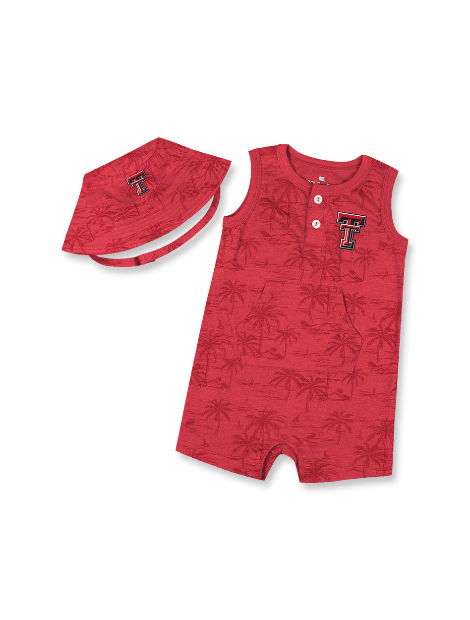 Arena Texas Tech "Bloofy" Infant Romper & Hat