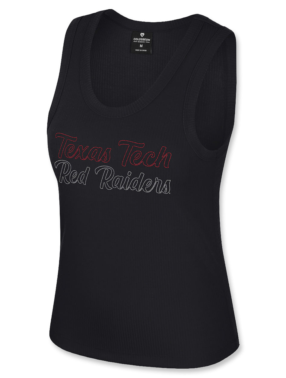 Arena Texas Tech "Thropp" Ribbed Tank Top