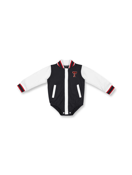 Texas Tech KIDS
Texas Tech Kids One Pieces
Texas Tech New Products
Texas Tech InfantsTexas Tech infant onesie, Arena Texas Tech baby varsity onesie, Texas Tech infant jacket onesie, Red Raiders baby outfit, Texas Tech letterman baby bodysuit, Texas Tech Bell Rings onesie, Texas Tech baby gameday clothes, Double T infant apparel, Texas Tech newborn outfit, Texas Tech infant varsity style, Red Raiders baby clothes, Texas Tech baby fan gear.