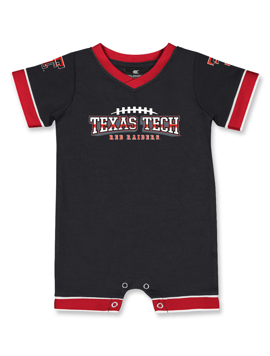 Texas Tech KIDS
Texas Tech Kids One Pieces
Texas Tech New Products
Texas Tech InfantsTexas Tech infant romper, Double T baby outfit, Arena Texas Tech baby clothes, Texas Tech onesie, baby girl Texas Tech romper, TTU infant game day apparel, Red Raiders baby gift, Texas Tech baby bodysuit, Candy Kingdom romper, baby fanwear Texas Tech