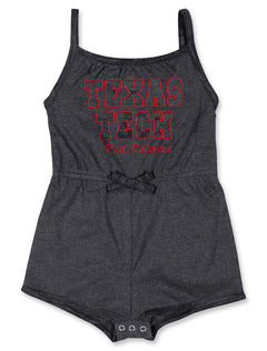  Texas Tech Infant Romper, Texas Tech Baby One-Piece, Texas Tech Toddler Outfit, Texas Tech Girls' Game Day Apparel, NCAA Baby Clothes, Texas Tech Spirit Wear, Texas Tech Cheer Outfit.