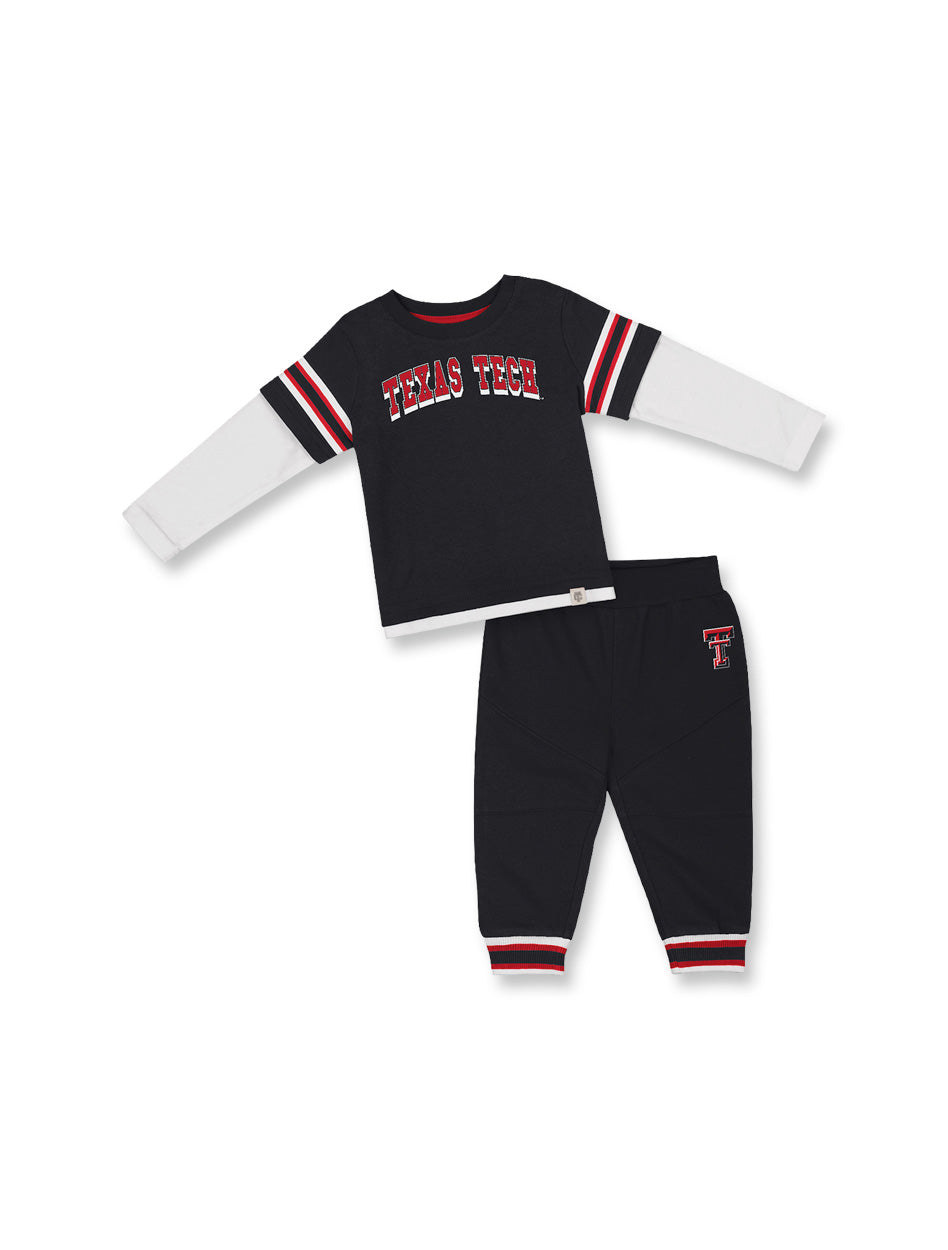 Texas Tech KIDS
Texas Tech Kids Sets
Texas Tech New Products
Texas Tech InfantsSEO Keywords:
Texas Tech infant set, Texas Tech baby outfit, Arena Texas Tech infant clothes, Texas Tech Guardian Angel set, Red Raiders baby apparel, Texas Tech long sleeve baby set, Texas Tech newborn outfit, Double T infant outfit, Texas Tech gameday baby set, Texas Tech football baby clothes, Texas Tech baby joggers, Texas Tech family gameday gear, Texas Tech infant two-piece set.