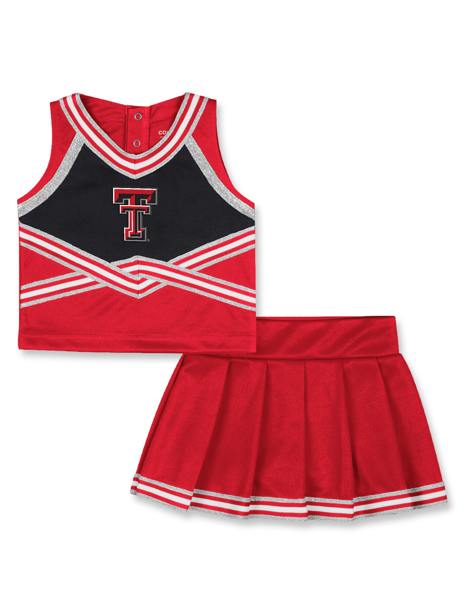 Texas Tech toddler cheer set, Red Raiders cheer outfit for toddlers, toddler Texas Tech game day dress, toddler girl cheer uniform, Texas Tech toddler spirit wear, toddler team outfit Texas Tech

Dress her in Red Raider pride and watch her cheer her heart out in this Texas Tech toddler cheer set!