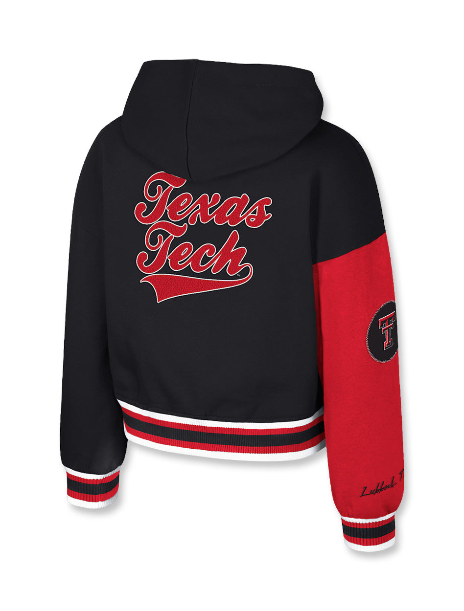 Arena Texas Tech "Petals" YOUTH Letterman Jacket